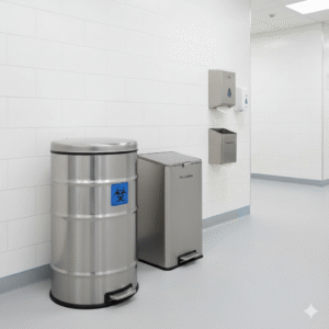 Stainless Waste Bins