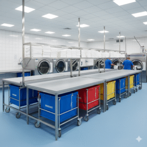 Commercial Laundry Sorting Tables
